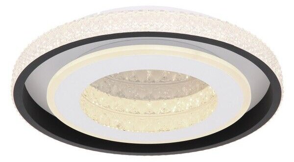 GLOBO 41290-52 LUCKY stropné svietidlo LED D500mm 52W/2260lm 2700-6000K biela, čierna, opál, stmievateľné, diaľkové ovládanie
