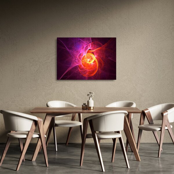 Moderný abstraktný sklenený obraz (70x50 cm)
