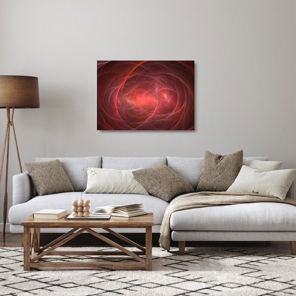 Moderný abstraktný sklenený obraz (70x50 cm)