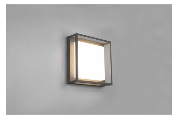 TRIO 677860142 WITHAM exteriérové stropné svietidlo SMD LED V100mm 14W/1550lm 2300+3000+4000K IP54 antracit