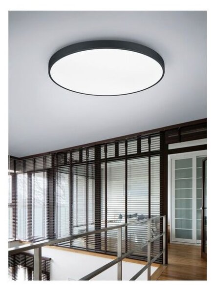 TRIO 627417532 WACO stropné svietidlo SMD LED D750mm 2x51W/6200lm 2300+3000+4000K čierna matná