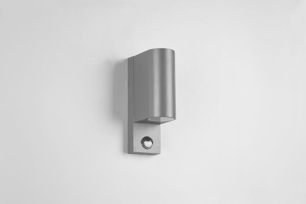TRIO 214260242 ROYA exteriérové nástenné svietidlo so senzorom 2xGU10 V220mm IP44 antracit