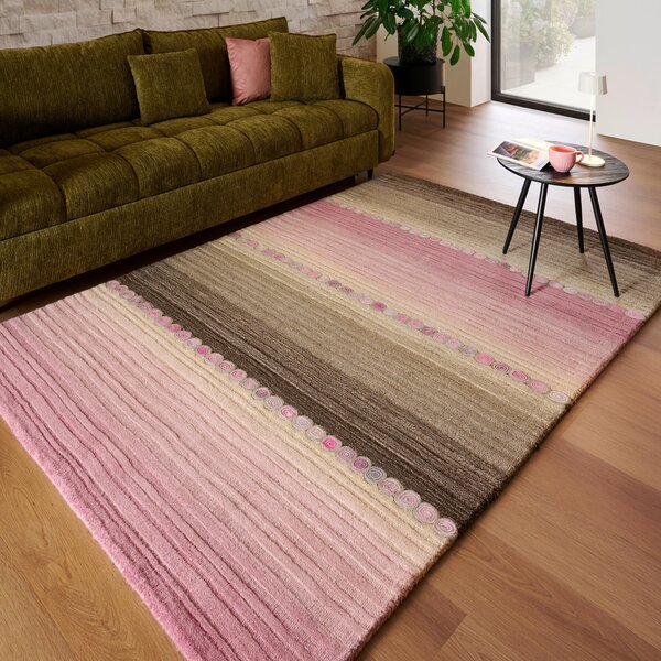 ORIENTÁLNY KOBEREC, 60/90 cm sivá, pink Cazaris - Koberce