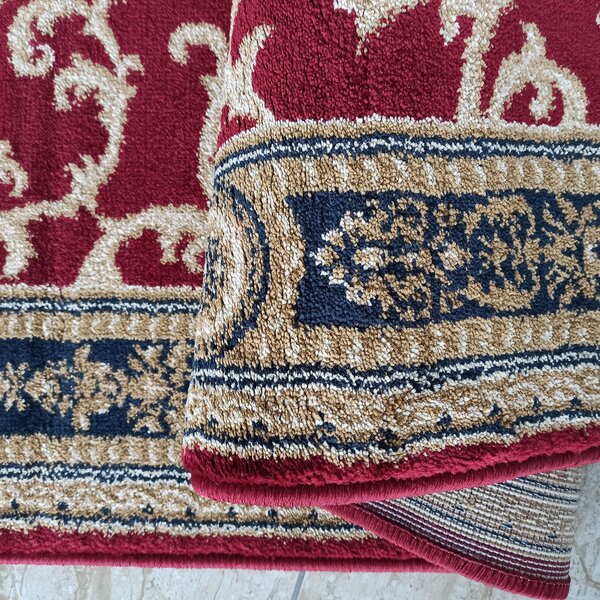 DY Červený vintage koberec Exclusiv 01N Rozmer: 80x150 cm