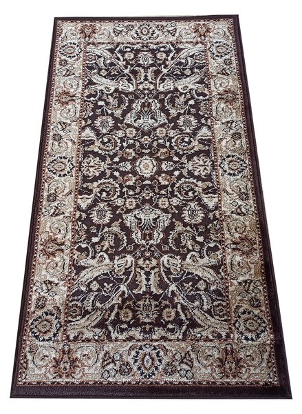DY Hnedý koberec s ornamentami Exclusiv 02N Rozmer: 80x150 cm
