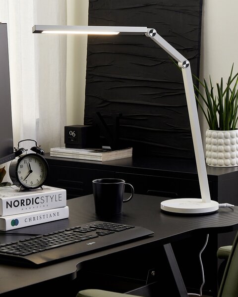 Kancelárska stolná LED lampa biela plynulé stmievanie dotykový spínač moderné osvetlenie do kancelárie
