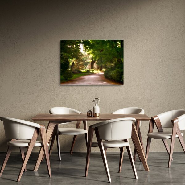 Sklenený obraz parku (70x50 cm)