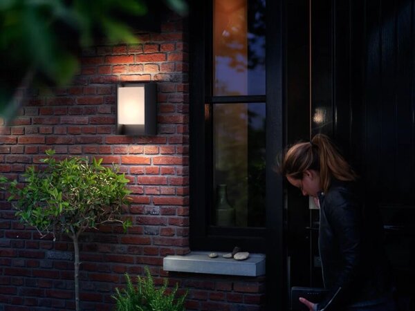 Philips 8719514490222 Arbour exteriérové nástenné svietidlo LED 3,8W/800lm 3000K antracit