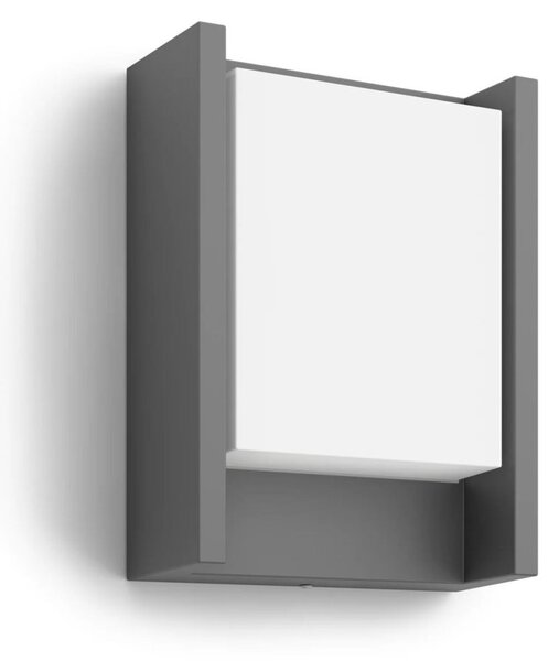 Philips 8719514490222 Arbour exteriérové nástenné svietidlo LED 3,8W/800lm 3000K antracit