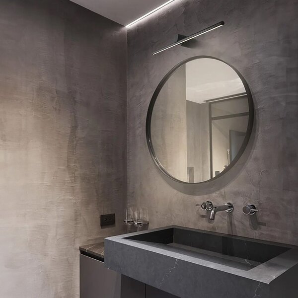 Toolight Toolight, LED nástenné svietidlo 60cm 9W 4000K APP1342-W, čierna, OSW-02432
