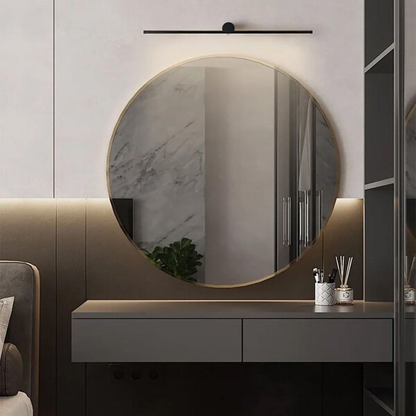 Toolight Toolight, LED nástenné svietidlo 40cm 6W 4000K APP1341-W, čierna, OSW-02431