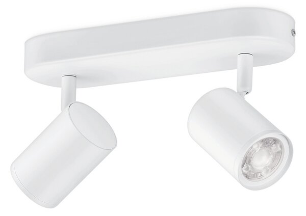Stropné Lampa WiZ, Imageo, stmievateľné, Biela, Obývacia izba, Hliník, Moderný