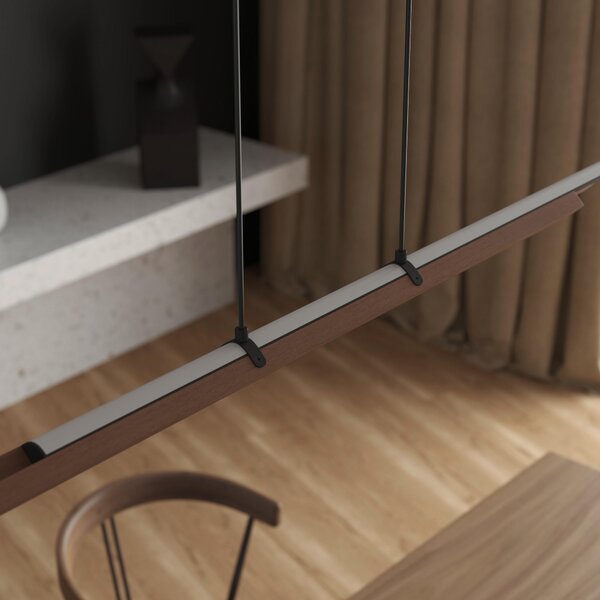 ZÁVESNÉ LED SVIETIDLO, 100/10/120 cm Novel - Interiérové svietidlá