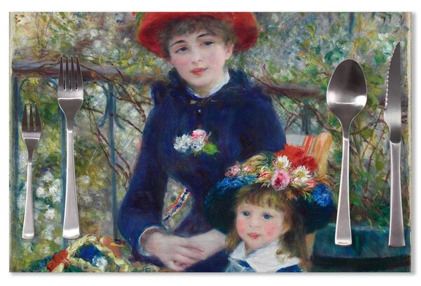 Sablio Prestieranie Dve sestry (Na terase) - Pierre-Auguste Renoir: 40x30cm