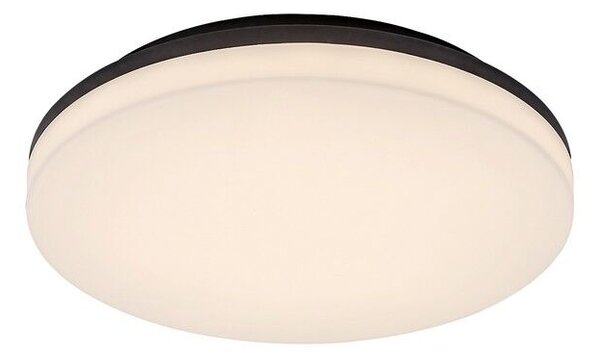 RABALUX 7265 Pernik exteriérové stropné svietidlo LED D280mm 24W/2400lm 3000K IP54 čierna, biela