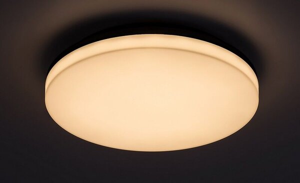 RABALUX 7265 Pernik exteriérové stropné svietidlo LED D280mm 24W/2400lm 3000K IP54 čierna, biela