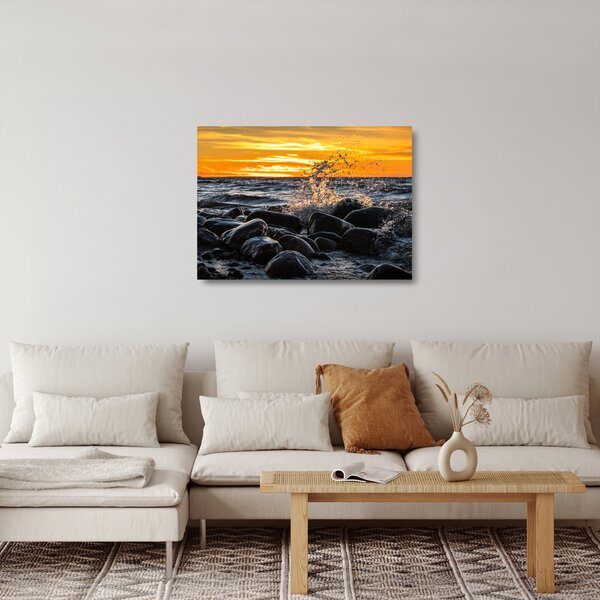 Sklenený obraz mora (70x50 cm)