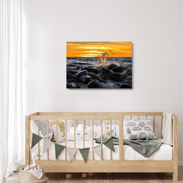 Sklenený obraz mora (70x50 cm)