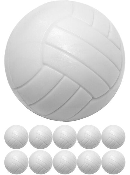 Loptičky na stolný futbal biele 10 ks 36 mm