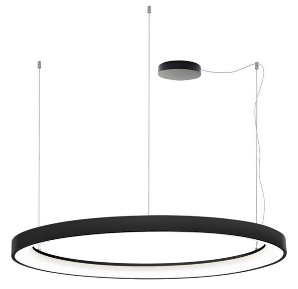 LED2 3273353DT BELLA SLIM závesné svietidlo LED D980mm 80W/5600lm 3000-4000K TRIAC čierna
