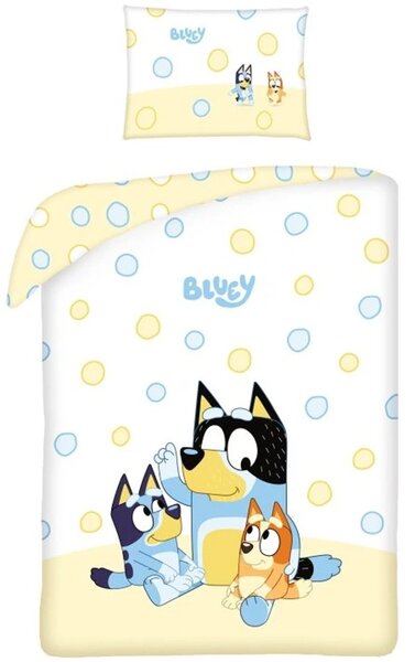 Obliečky do detskej postieľky Bluey - 100% bavlna - 60 x 40 cm + 100 x +135 cm