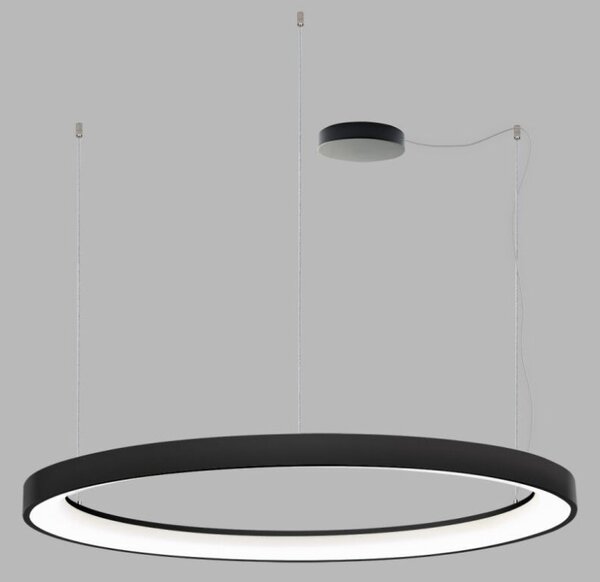 LED2 3273353DT BELLA SLIM závesné svietidlo LED D980mm 80W/5600lm 3000-4000K TRIAC čierna