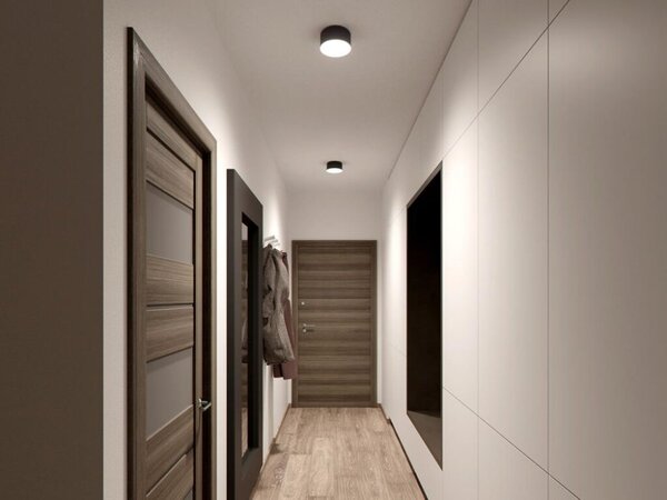 LED2 1010153DT BUTTON II stropné svietidlo LED D150mm 12W/1200lm 3000-4000K TRIAC čierna