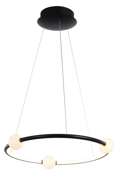 ITALUX PND-20112035-1A-BL Lozanna závesné svietidlo LED D640mm 36W/2100lm 3000K čierna, biela