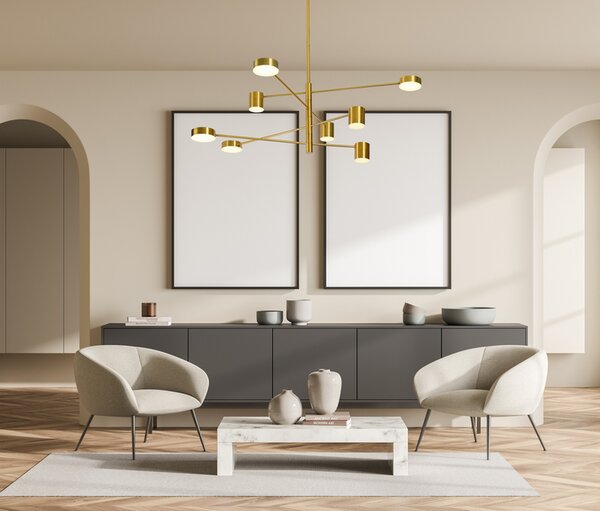 ITALUX PND-16374-8-COP-3K Remdal závesné svietidlo LED 36W/2700lm 3000K medená