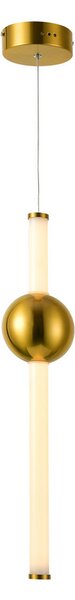 ITALUX PND-16357-CA-1 Halling závesné svietidlo LED D120mm 13,3W/1215lm 3000K medená, biela