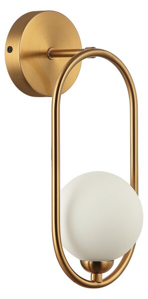 ITALUX WL-3965-1-BRO Lupus nástenné svietidlo 1xG9 starožitná bronzová, biela