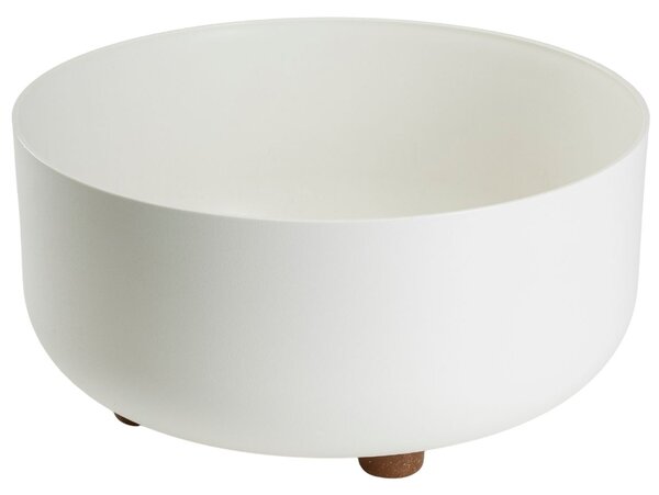 PLASTOVÝ KVETINÁČ TERRA 30X14,5 CM BIELA