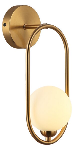 ITALUX WL-3965-1-BRO Lupus nástenné svietidlo 1xG9 starožitná bronzová, biela