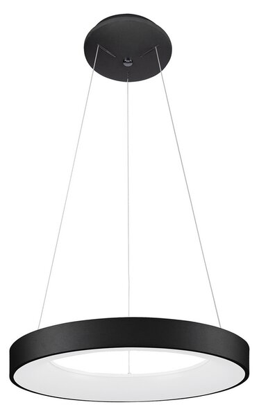 ITALUX 5304-840RP-BK-4 Giulia závesné svietidlo LED D480mm 40W/2200lm 4000K čierna, biela