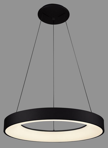 ITALUX 5304-840RP-BK-4 Giulia závesné svietidlo LED D480mm 40W/2200lm 4000K čierna, biela
