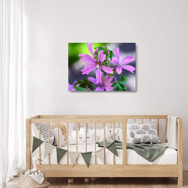 Detailný sklenený obraz kvetiny (70x50 cm)