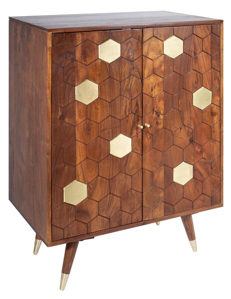 Komoda MYSTIKA 75 cm - akácia, prírodná