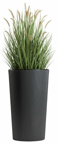 PLASTOVÝ KVETINÁČ URBANIKA ECO 57X29,5 CM ANTRACITOVÁ
