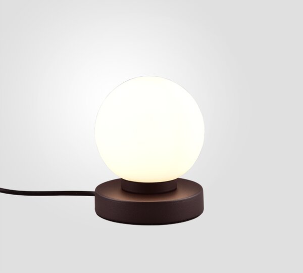 Trio PRINZ II | Dizajnová stolná lampa Farba: Hrdza