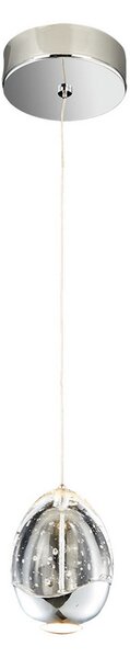 ITALUX PND-22112132-1A-CR Huelto závesné svietidlo LED D120mm 4,8W/290lm 3000K chróm