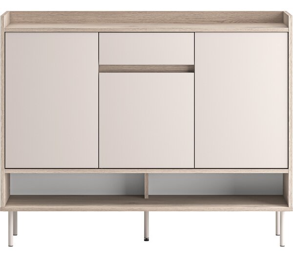 MEBLINE Komoda FLEUR 02 dub cremona terracotta / kašmír
