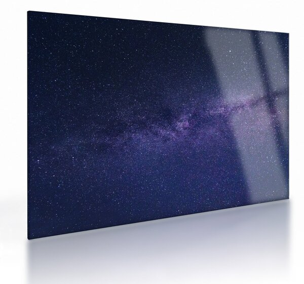 Sklenený obraz galaxie (70x50 cm)