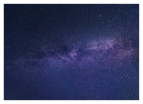 Sklenený obraz galaxie (70x50 cm)