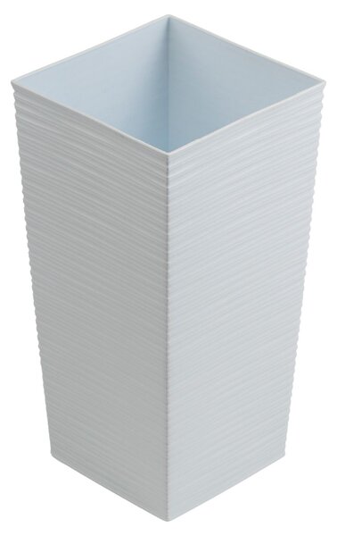 PLASTOVÝ KVETINÁČ PORTO RIFLO 46X25X25 CM BIELA