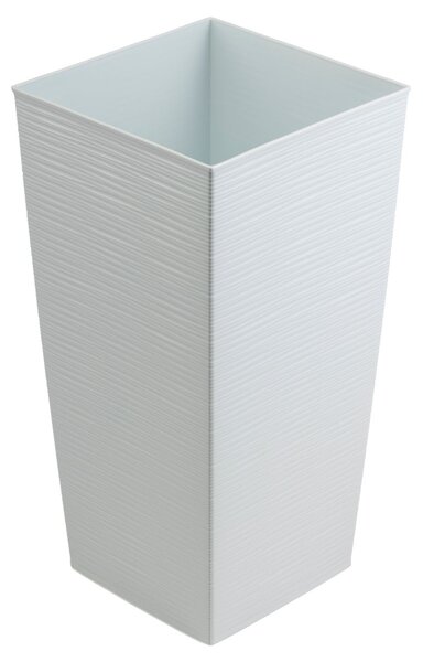 PLASTOVÝ KVETINÁČ PORTO RIFLO 57X29,5X29,5 CM BIELA