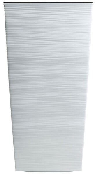 PLASTOVÝ KVETINÁČ PORTO RIFLO 75X39,5X39,5 CM BIELA