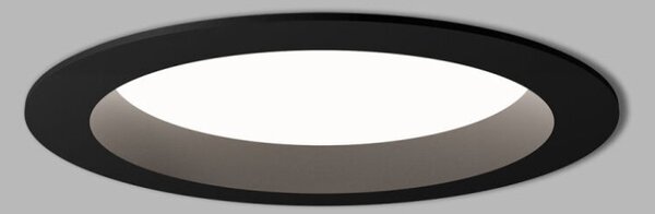 LED2 2235353 KAPA zápustné svietidlo LED D190mm 25W/2825lm 3000-3500-4000K IP54 čierna