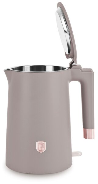 Rýchlovarná kanvica 1,7 L – Taupe Double Wall | BerlingerHaus