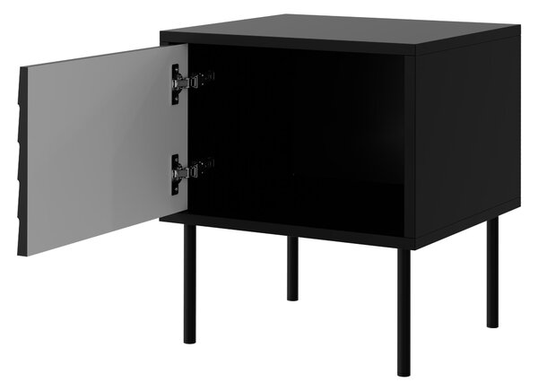 Set 2x nočný stolík MAYKI - čierny