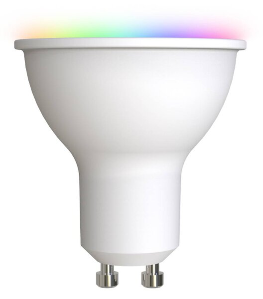 LUUMR Smart GU10 4,7W RGBW ZigBee Hue 3ks, Biela / opálová, Plast